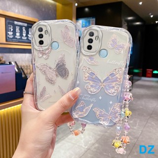 เคส OPPO A53 2020 กรณีโทรศัพท์ซิลิโคนน่ารักพร้อมสร้อยข้อมือ TY2