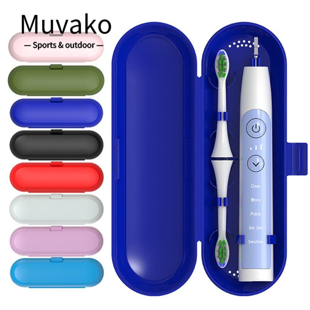 Muvako กล่องเก็บแปรงสีฟันไฟฟ้า Oral-B แบบพกพา หลากสี สําหรับตั้งแคมป์ เดินป่า กลางแจ้ง