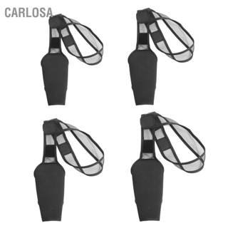 CARLOSA สุนัขเข่าสนับสนุนรั้ง Neoprene นุ่มปรับระบายอากาศรั้งข้อศอกสุนัขสำหรับบรรเทาอาการปวด