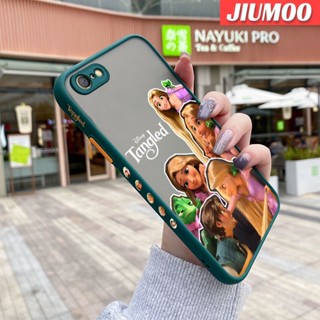 สําหรับ OPPO A71 A71K เคส การ์ตูน เจ้าหญิง สวยงาม การออกแบบใหม่ กันกระแทก ฝ้า ใส เคสโทรศัพท์แข็ง ซิลิโคน เคส