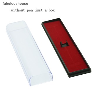 [fabuloushouse] ใหม่ กล่องเก็บเครื่องเขียน ปากกา ทรงสี่เหลี่ยมผืนผ้า สีโปร่งใส สําหรับโรงเรียน สํานักงาน