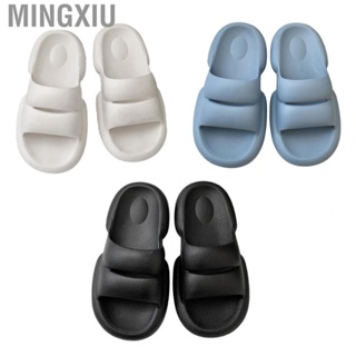 Mingxiu Summer Household Slippers  Thick Soled Soft Bathroom 1 Pair PVC for Home