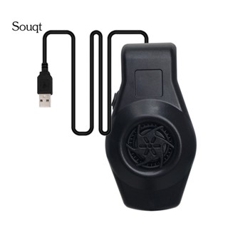 Souqt พัดลมปรับอุณหภูมิได้ สายเคเบิล USB อุปกรณ์เสริม สําหรับตู้ปลา