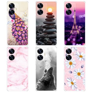 เคสโทรศัพท์มือถือ ซิลิโคนนิ่ม TPU ลายการ์ตูน สําหรับ Realme Narzo N55 Narzo N55