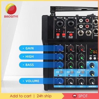 [Baosity1] เครื่องผสมเสียง แบบพกพา สําหรับบันทึกเสียง คอมพิวเตอร์ ปาร์ตี้