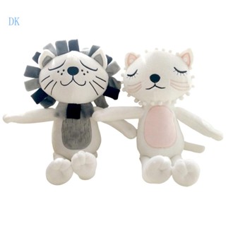 Dk ตุ๊กตาการ์ตูนแมว สิงโต ยัดไส้ ตุ๊กตาอีสเตอร์ น่ารัก ของเล่นสําหรับเด็ก