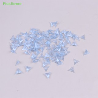 (Plusflower) ใหม่ ที่ป้องกันมุม กันฝุ่น สีใส สําหรับเฟอร์นิเจอร์ ลิ้นชัก ตู้ 100 ชิ้น