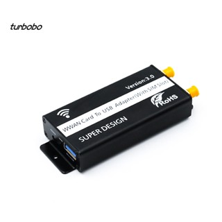 Turbobo อะแดปเตอร์แปลง NGFF M.2 เป็น USB 3.0 พร้อมช่องใส่ซิมการ์ด สําหรับโมดูล WWAN LTE 4G