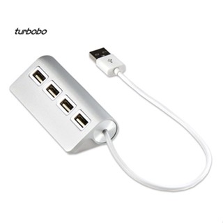 Turbobo อะแดปเตอร์แยกฮับ USB 2.0 LED 4 พอร์ต พร้อมสายเคเบิล สําหรับ Macbook แล็ปท็อป