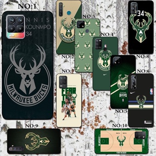 เคสโทรศัพท์มือถือซิลิโคน TPU กันกระแทก ลาย Milwaukee Bucks สําหรับ OPPO Realme 6 6I 6S 7I C17 7 5 5S 5I 4G 5G