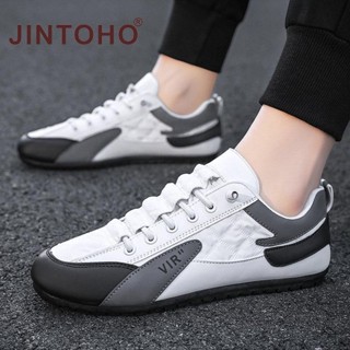 Jintoho รองเท้าผ้าใบลําลอง แฟชั่นสําหรับผู้ชาย เหมาะกับการเล่นกีฬา