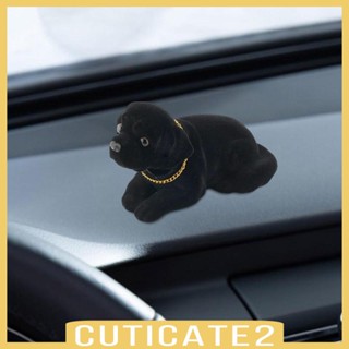 [Cuticate2] เครื่องประดับรถยนต์ โต๊ะทํางาน รูปสุนัขอัตโนมัติ สําหรับออฟฟิศ