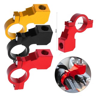 ⚡READYSTOCK⚡Heavy Duty Aluminium Alloy Motorcycle Mirror Mount Bracket 21 23mm Compatibility