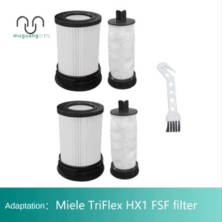 อะไหล่ไส้กรอง Hepa อุปกรณ์เสริม สําหรับ Miele TriFlex HX1 FSF 2 ชิ้น 11385020 9178017731 อะไหล่ไส้กรองเครื่องดูดฝุ่น