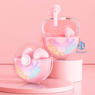หูฟังอินเอียร์ไร้สายบลูทูธ 5.1 RGB ตัดเสียงรบกวน สําหรับเล่นเกม