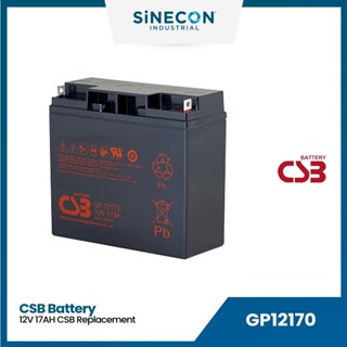 CSB Battery แบตเตอรี่ 12V 12Ah CSB-GP12170 Replacement