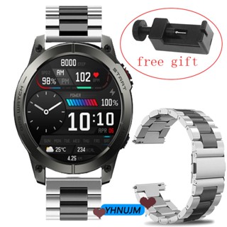สายนาฬิกาข้อมือสเตนเลสโลหะ อุปกรณ์เสริม สําหรับ Zeblaze Stratos 3 Stratos3 Smart Watch