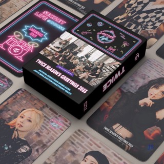 Js การ์ดโลโม่ TWICE Seasons Greetings ขนาดเล็ก 55 ชิ้น 2023