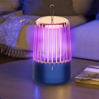 โคมไฟฆ่ายุง USB 5V 5W Bug Zapper 1200mAh พร้อมตะขอ สําหรับในร่ม กลางแจ้ง