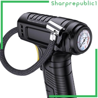[Sharprepublic1] เครื่องปั๊มลมยางไฟฟ้าไร้สาย สําหรับรถบรรทุก SUV