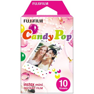 FUJIFILM ฟิล์มอินสแตนท์ รุ่น INSTAX MINI ลาย CANDY POP (10 แผ่น/กล่อง)