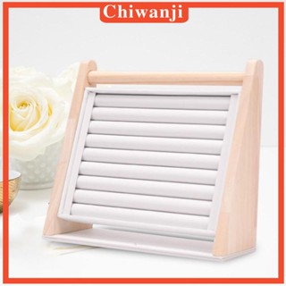 [Chiwanji] ถาดตั้งโชว์เครื่องประดับ แหวน แนวตั้ง
