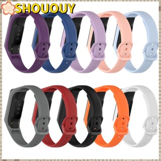 SHOUOUY สายนาฬิกาข้อมือ แบบนิ่ม สําหรับ Samsung Galaxy Fit 2 SM-R220