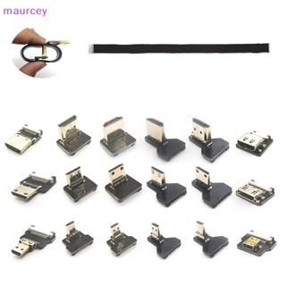 Maurcey อะแดปเตอร์สายเคเบิล FPV Micro Mini HDMI 90 องศา สําหรับถ่ายภาพ TH