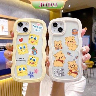 เคสโทรศัพท์มือถือ ซิลิโคนนิ่ม TPU กันกระแทก กันฝุ่น ลายหมีสพันจ์บ็อบ 2 In 1 สําหรับ iPhone 14 13 12 11 Promax 6 6S 7 8 Plus X XR XSMax SE