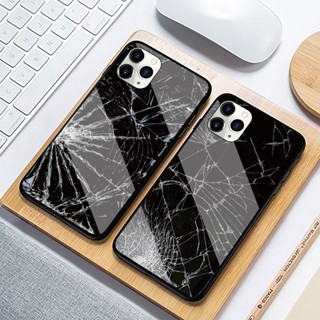 เคสโทรศัพท์ Samsung A5 A8 A7 A6 A9 J4 J8 J6 Plus 2018 ตลก แตก หน้าจอ กระจกแข็ง เคสป้องกัน