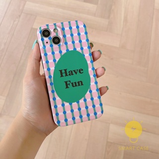 For เคสไอโฟน 14 Pro Max [Green Pink Grids] เคส Phone Case For iPhone 14 Pro Max Plus 13 12 11 For เคสไอโฟน11 Ins Korean Style Retro Classic Couple Shockproof Protective TPU Cover Shell