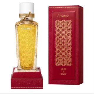 (75ml) Cartier agarwood amber perfume Cartier Agarwood น้ําหอม สีเหลืองอําพัน 75 มล.