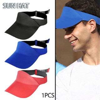 Adjustable Sun Visor Empty Top Hat UV Protection Golf Sports Running Summer Cap