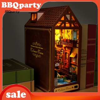 &lt;BBQ&gt; ชุดหนังสือธีมเมืองฝรั่งเศส แฟนตาซี สไตล์ยุโรปย้อนยุค DIY สําหรับตกแต่งบ้านตุ๊กตา 1 ชุด