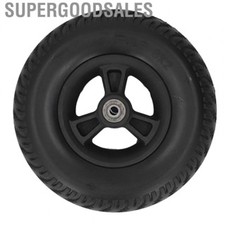 Supergoodsales Wheelchair Tire  Rust Resistant Wheel Strong Bearing  8in for Trolley