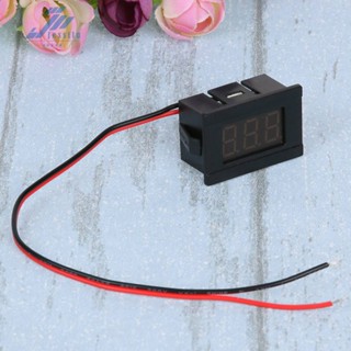 โวลต์มิเตอร์ดิจิทัล หน้าจอ LED DC 4.5-30V สองสาย [Jessilu.th]