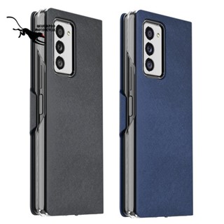 เคสโทรศัพท์มือถือหนัง ฝาพับ กันน้ํา พร้อมช่องใส่บัตร สําหรับ Samsung Galaxy Z Fold 2 5G