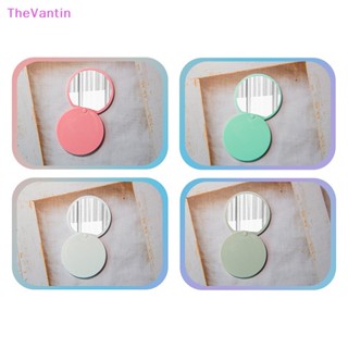 Thevantin กระจกแต่งหน้า ขนาดเล็ก แบบพกพา พับได้ กระจกแต่งหน้า สร้างสรรค์ มินิ กระจกเลื่อน กระจกแต่งหน้ามือถือ สินค้าที่ดี