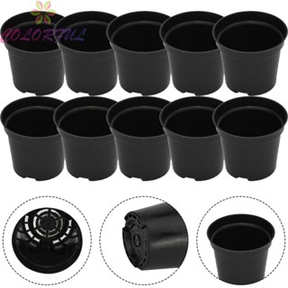 【COLORFUL】Plastic Plant Pots Practical Seedling Nutrition Cup Soft 10PCS Durable