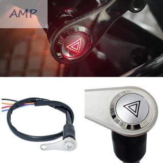 ⚡BABYCITY-TH⚡1 X Red LED Motorcycle Switch ON+OFF Handlebar Mount Push Button Work Light 12V⚡NEW 7