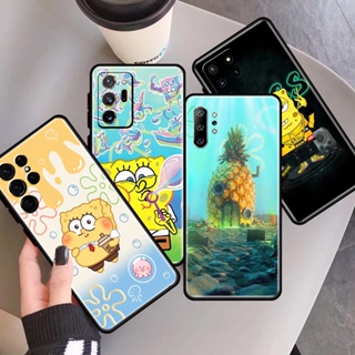 เคสโทรศัพท์ซิลิโคน TPU กันกระแทก ลาย spongebob สําหรับ Samsung Galaxy S21 S30 S22 S22 S23 PLUS ULTRA 5G