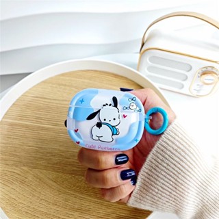 เคสหูฟัง แบบนิ่ม ลาย Pochacco น่ารัก สําหรับ AirPods 1 2 3 Pro Pro2 AirPods 3