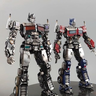 พร้อมส่ง YOLOPARK Transformers หม้อแปลง 7 Super Warrior Optimus Prime Bumblebee Captain Ape จับคู่สีเข้ม