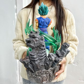 [Oversized] ฟิกเกอร์ Dragon Ball Vegeta Glowable Super Saiyan GK Dragon Ball ผมสีฟ้า