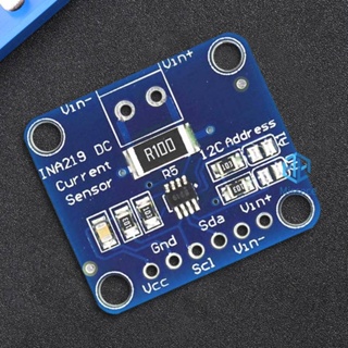 Mcu-219 INA219 โมดูลเซนเซอร์ตรวจสอบพลังงาน แบบสองทิศทาง 3V-5V I2C Zero Drift DIY