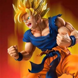 พร้อมส่ง โมเดลฟิกเกอร์ ดราก้อนบอล MEDICOS Super Like Saiyan Son Goku GGRU สไตล์ญี่ปุ่น