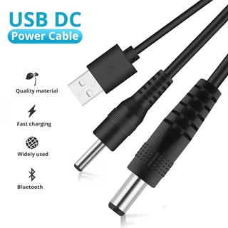 จัดส่งรวดเร็วสายไฟ Usb to DC 3.5x1.35/5.5x2.1/5.5x2.5/4.0x1.7/2.5x0.7 มม.พอร์ต DC สายชาร์จสายไฟ