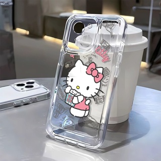 เคสโทรศัพท์มือถือ แบบนิ่ม ลายกราฟฟิตี้แมว 13kitty สําหรับ Apple Iphone 11712 14Promax 8p NMJF