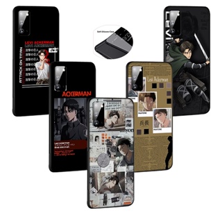 เคสโทรศัพท์มือถือแบบนิ่ม ลาย Levi Ackerman LFW70 สําหรับ Motorola Moto Moto G9 Play Plus Power E7 G 5G