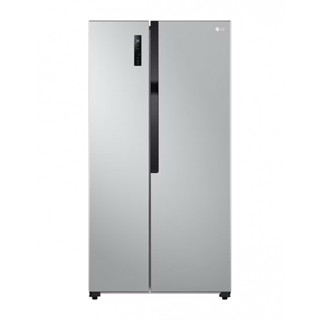 shophome468-LG ตู้เย็น Side-by-Side รุ่น GCB187JQAM ขนาด 18Q สีเงิน รับประกันของเเท้